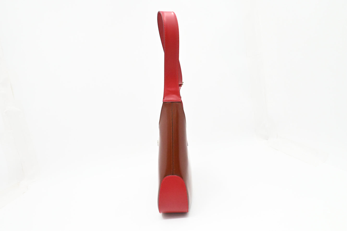 Ferragamo Hobo Bag in Bordeaux and Red Leather