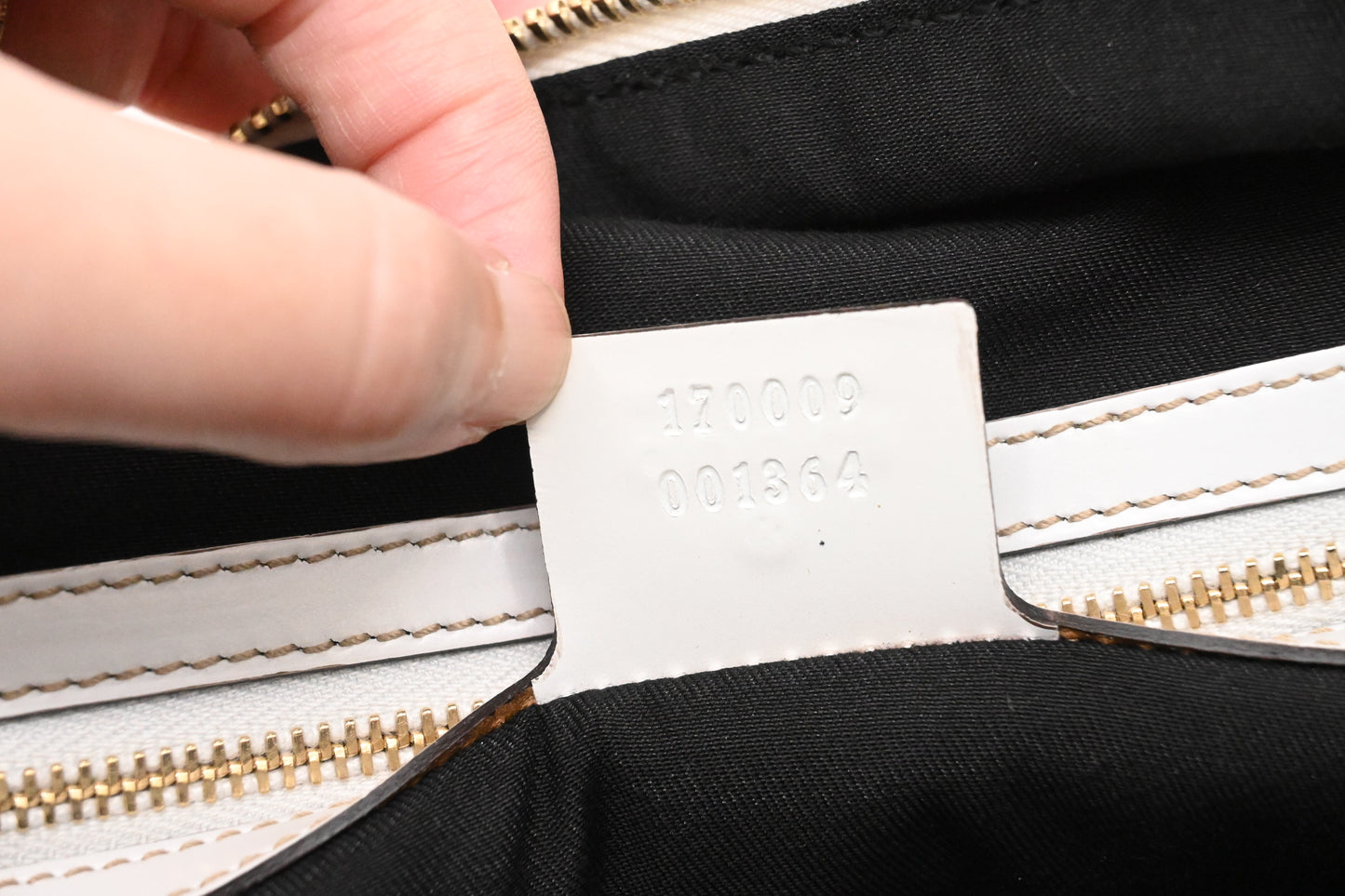 Gucci Britt Boston Bag in White Coated Canvas