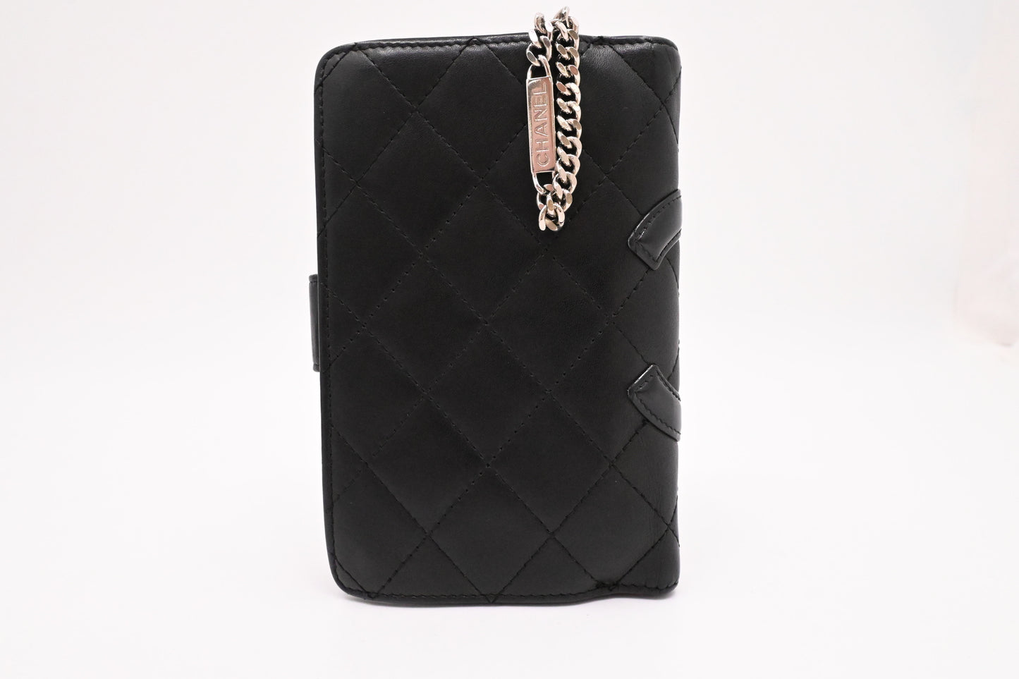 Chanel Cambon Wallet in Black Matelassé Leather
