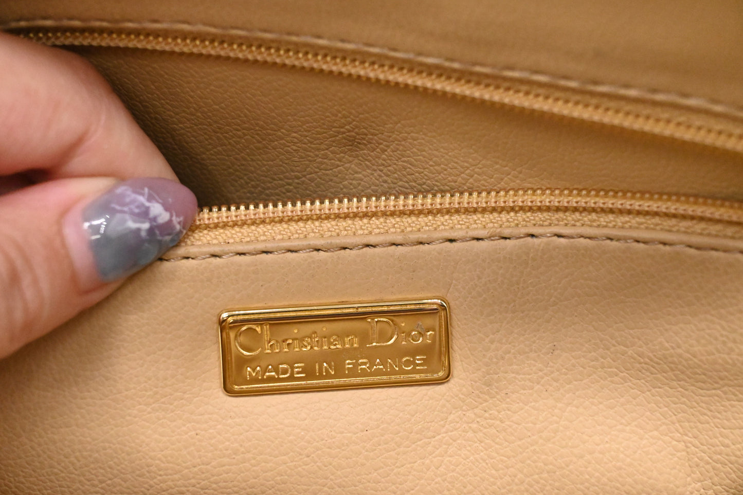 Dior Handbag in Brown Leather