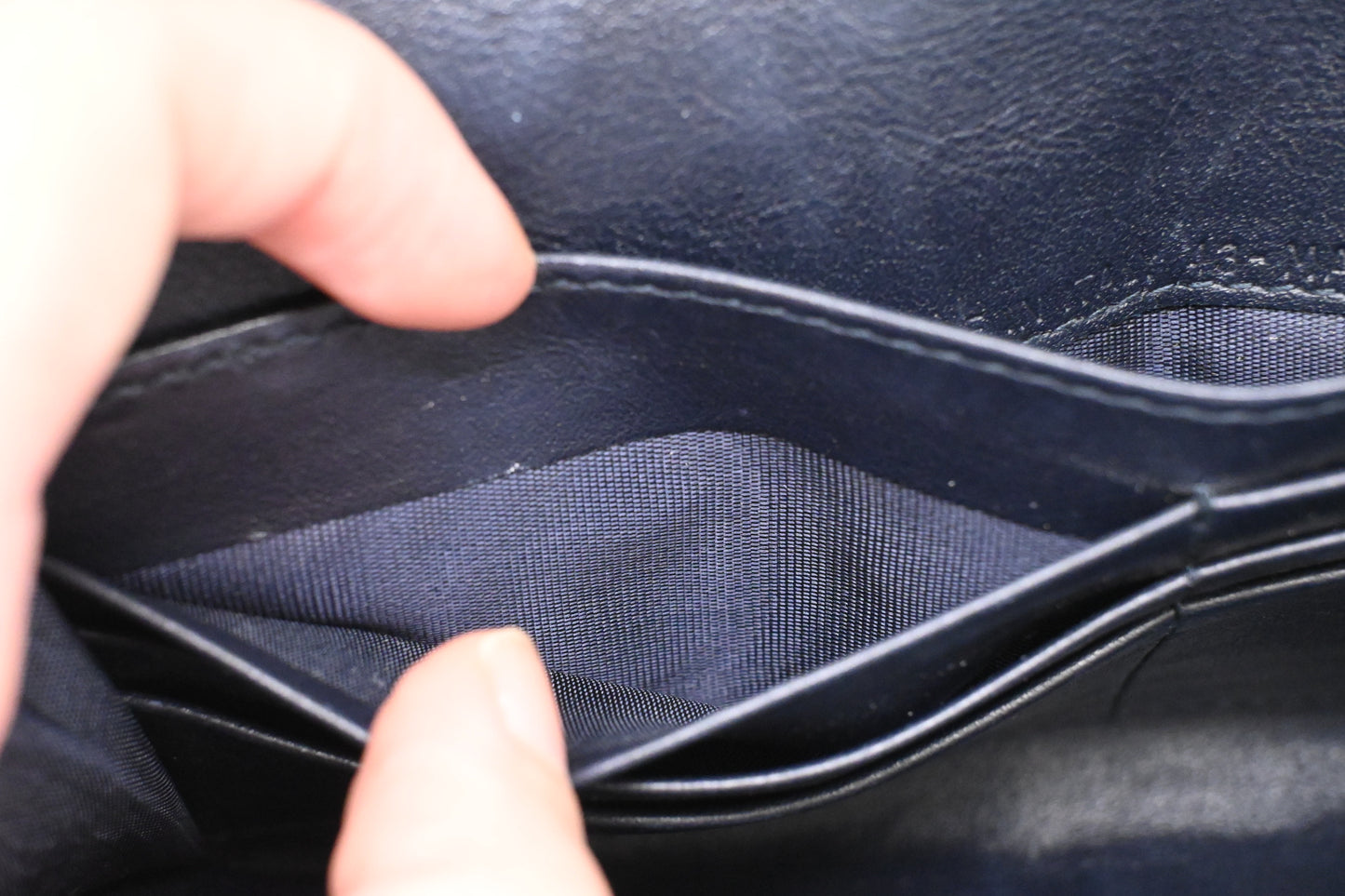Dior Saddle Wallet on Chain in Oblique Canvas