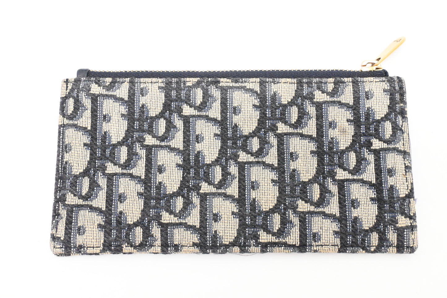 Dior Saddle Wallet on Chain in Oblique Canvas