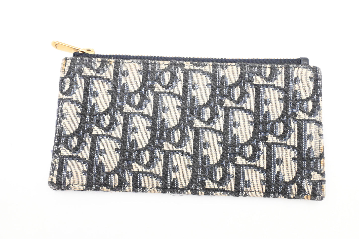 Dior Saddle Wallet on Chain in Oblique Canvas