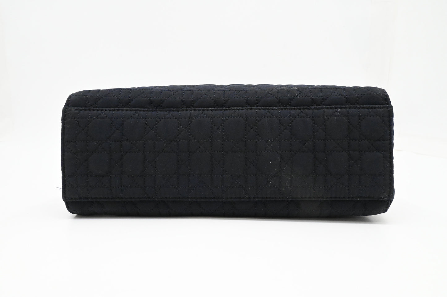 Dior 2way Bag in Dark Navy Blue Cannage Canvas
