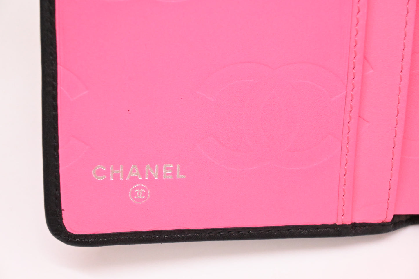 Chanel Cambon Wallet in Black Matelassé Leather
