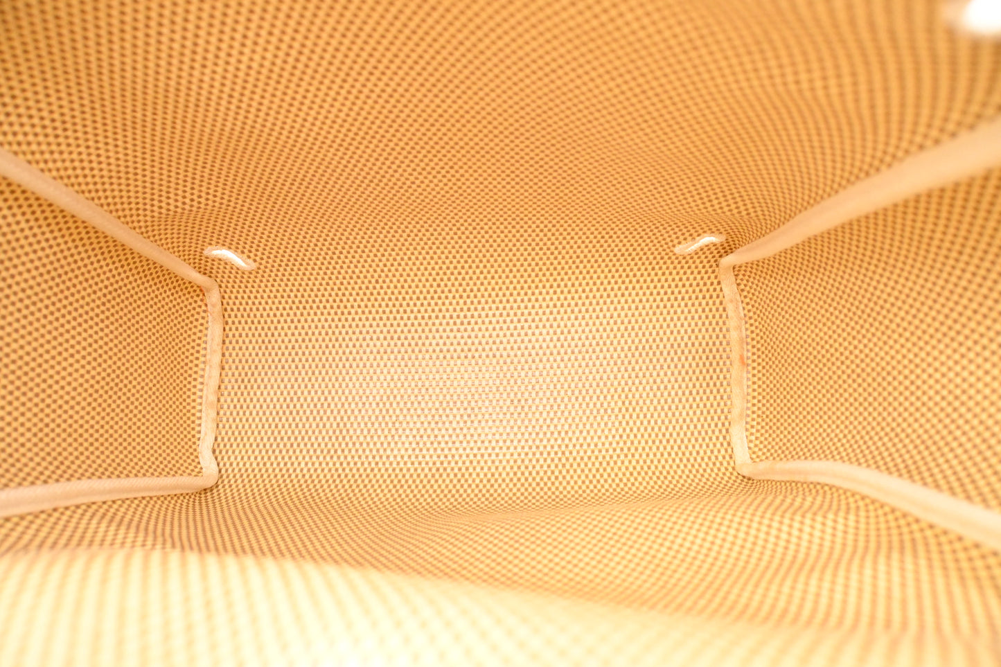 Hermes Herbag Backpack in Beige Canvas