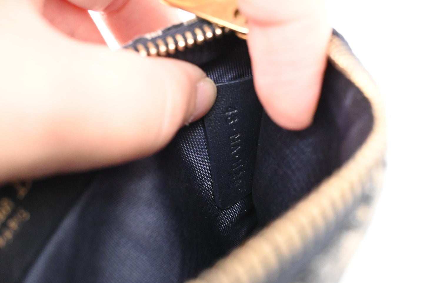 Dior Saddle Wallet on Chain in Oblique Canvas