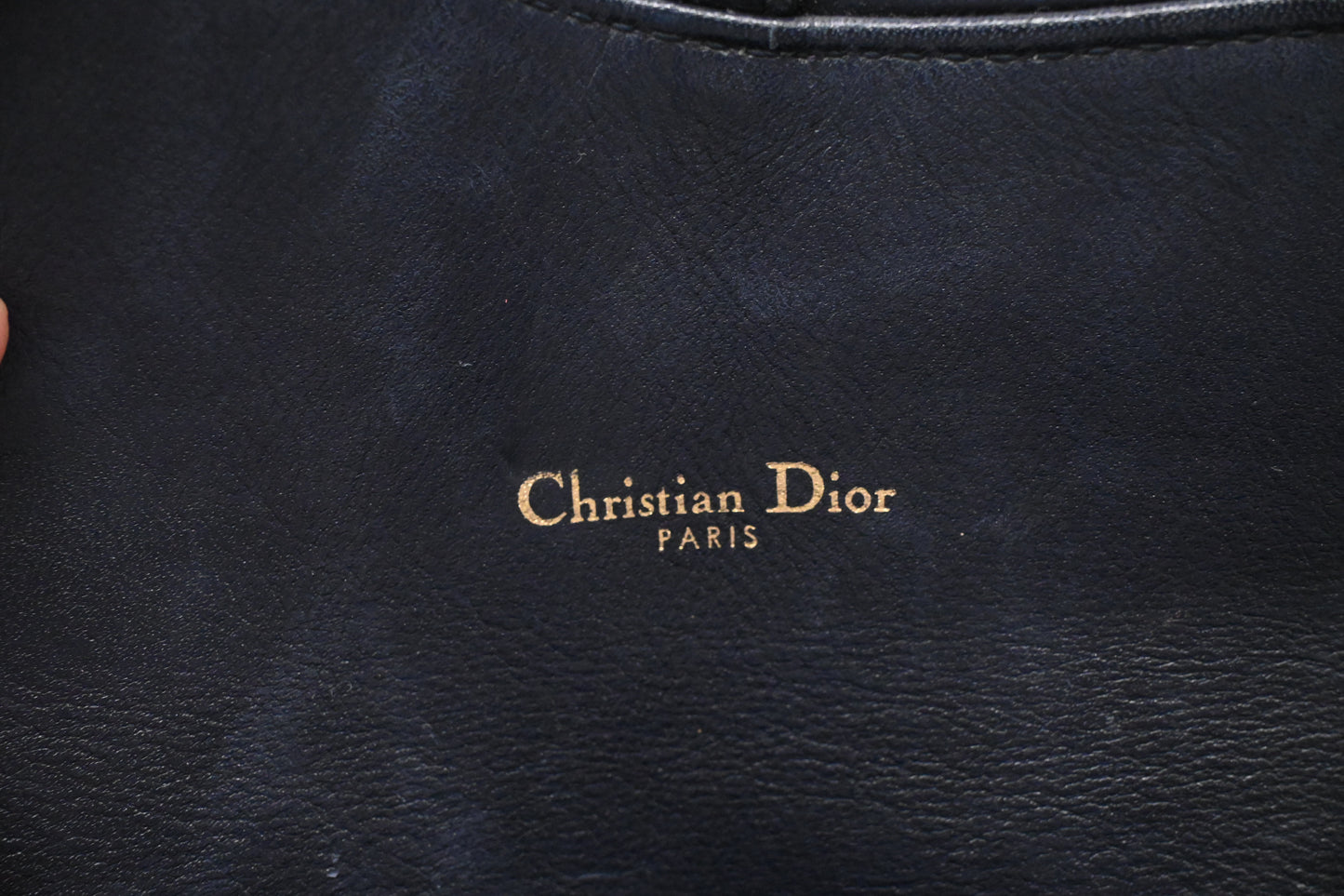 Dior Saddle Wallet on Chain in Oblique Canvas