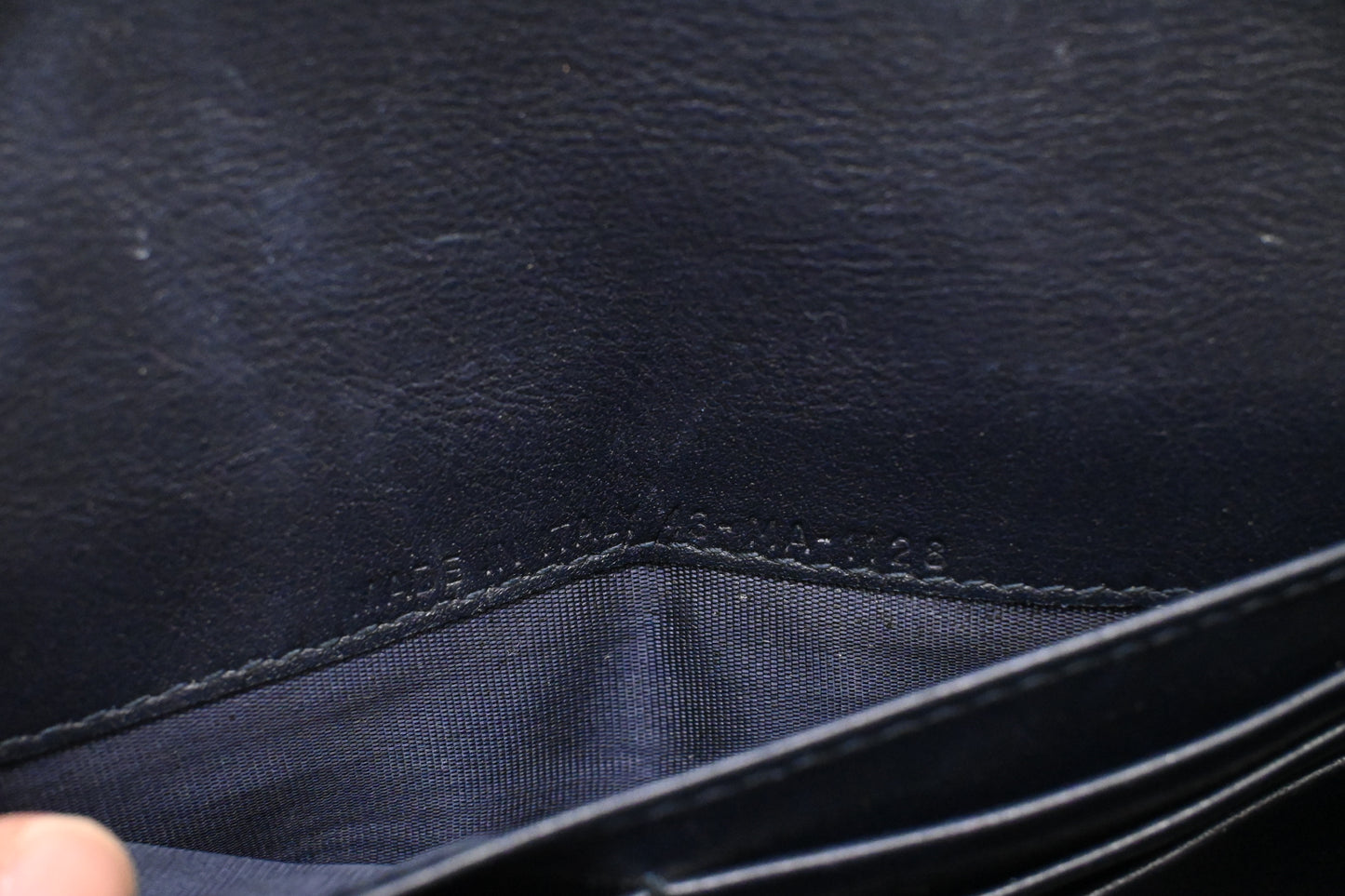 Dior Saddle Wallet on Chain in Oblique Canvas
