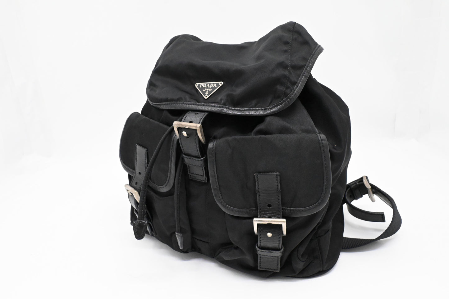 Prada Backpack in Black Nylon
