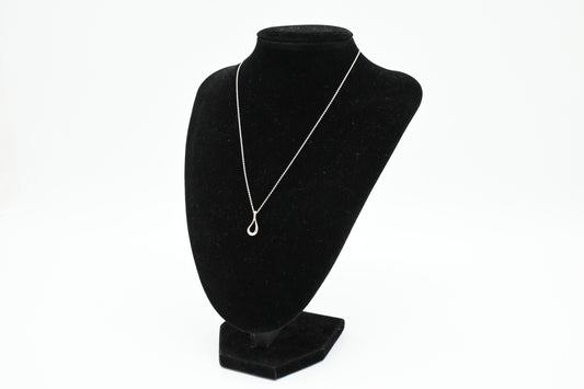 Tiffany & Co. Open Drop Necklace in Sterling Silver