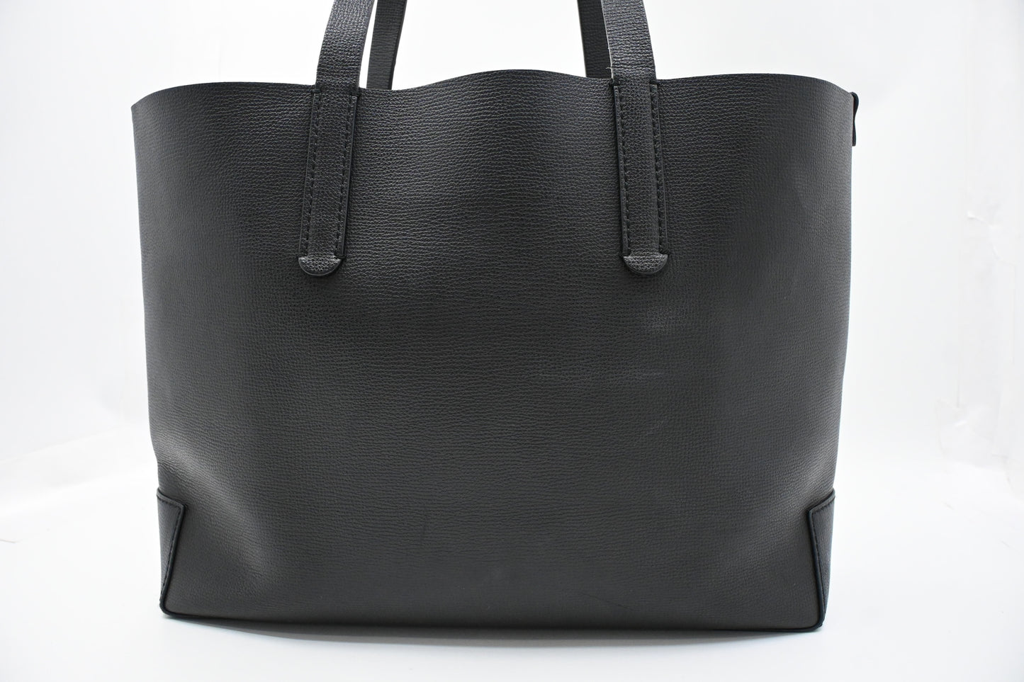 Burberry Medium Embossed Tote in Black Leather