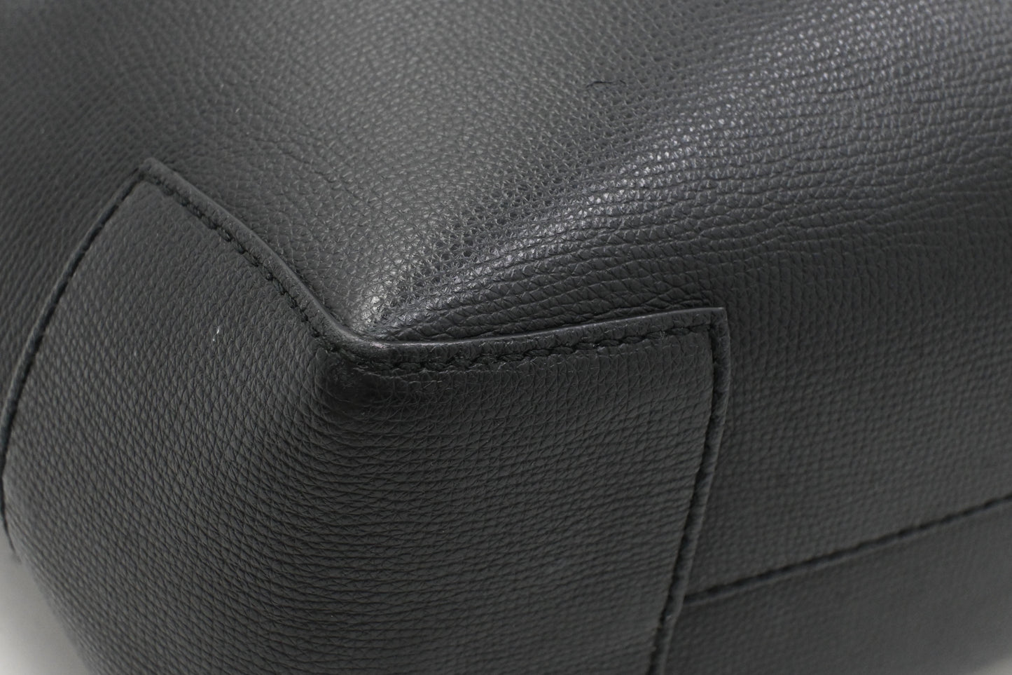 Burberry Medium Embossed Tote in Black Leather