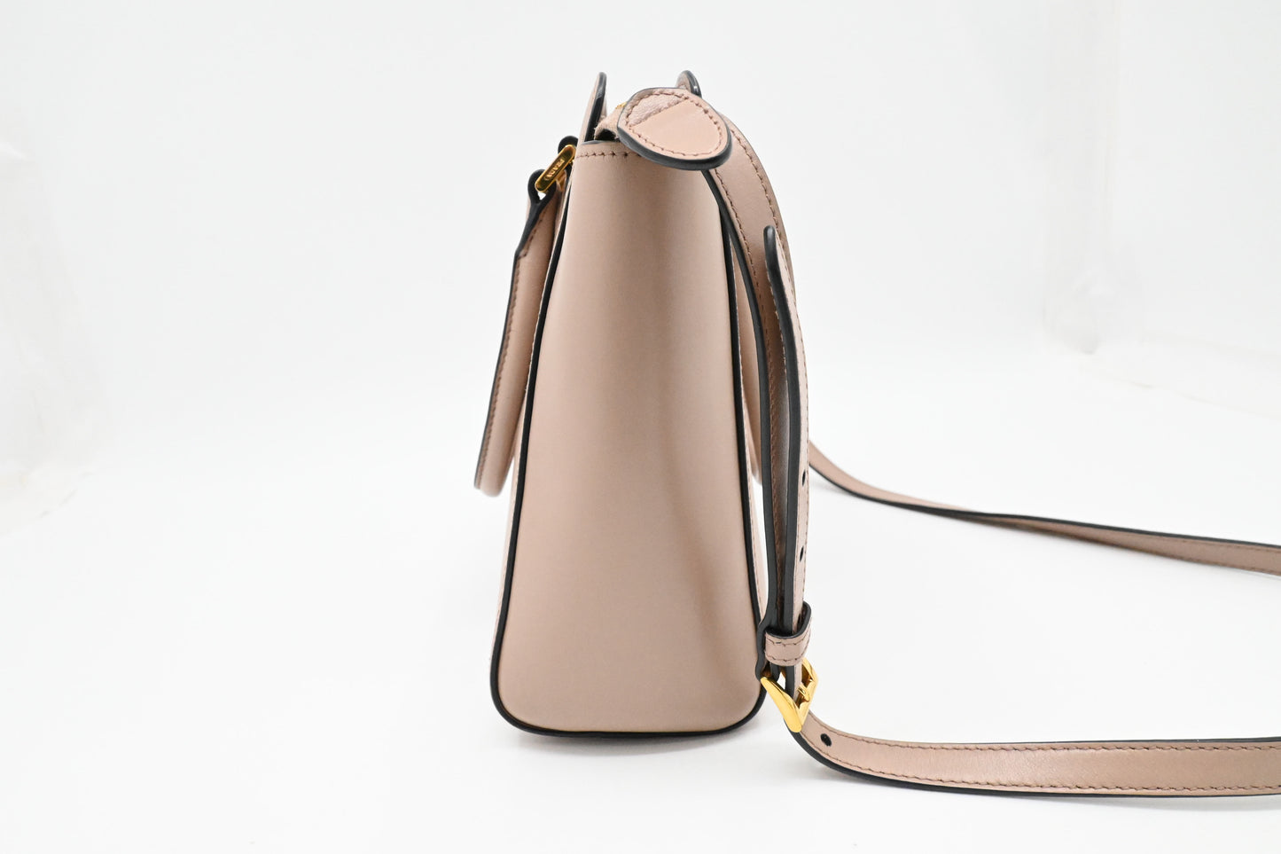Prada 2way Bag in Light Pink Saffiano Leather