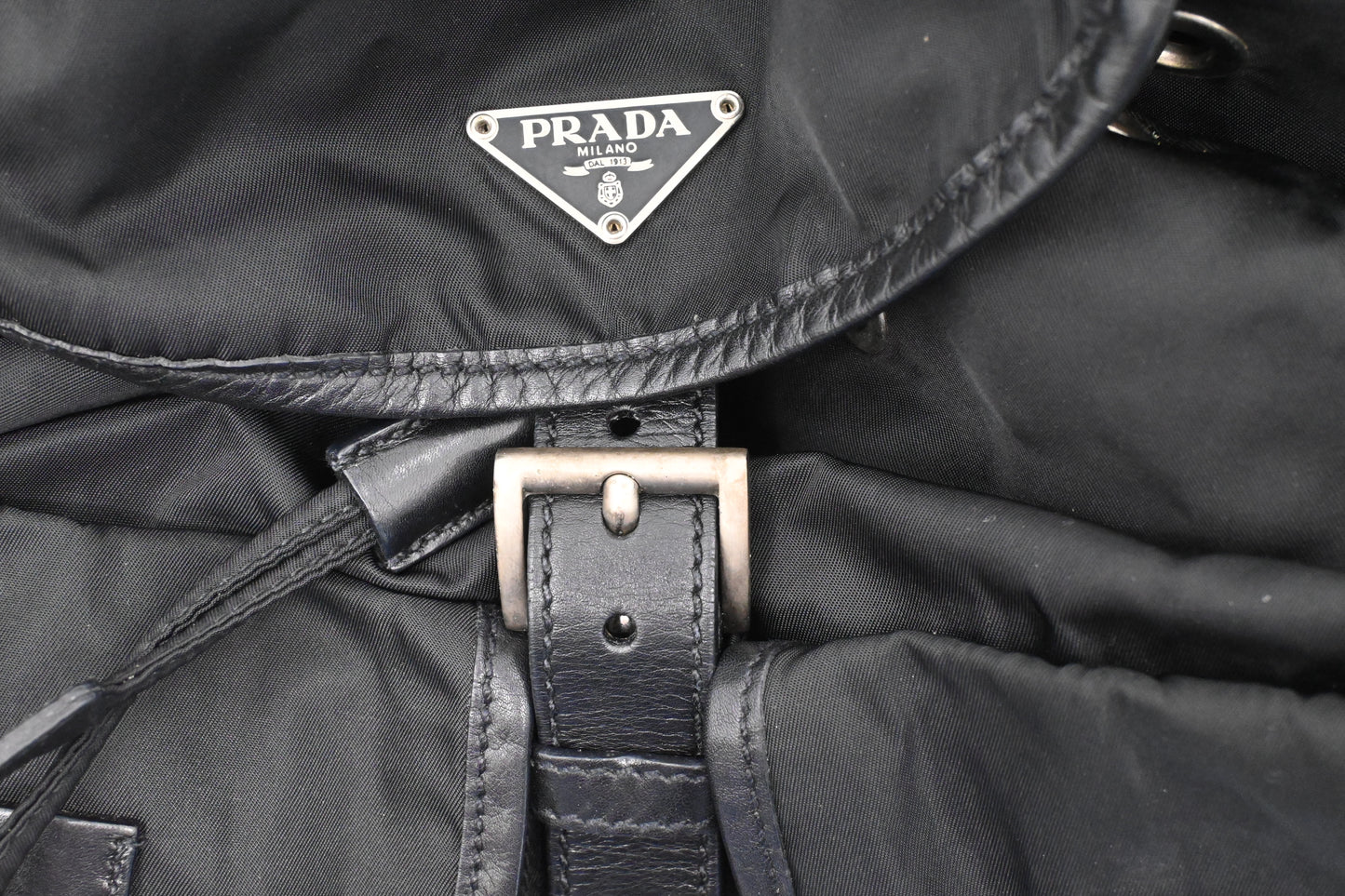 Prada Backpack in Black Nylon