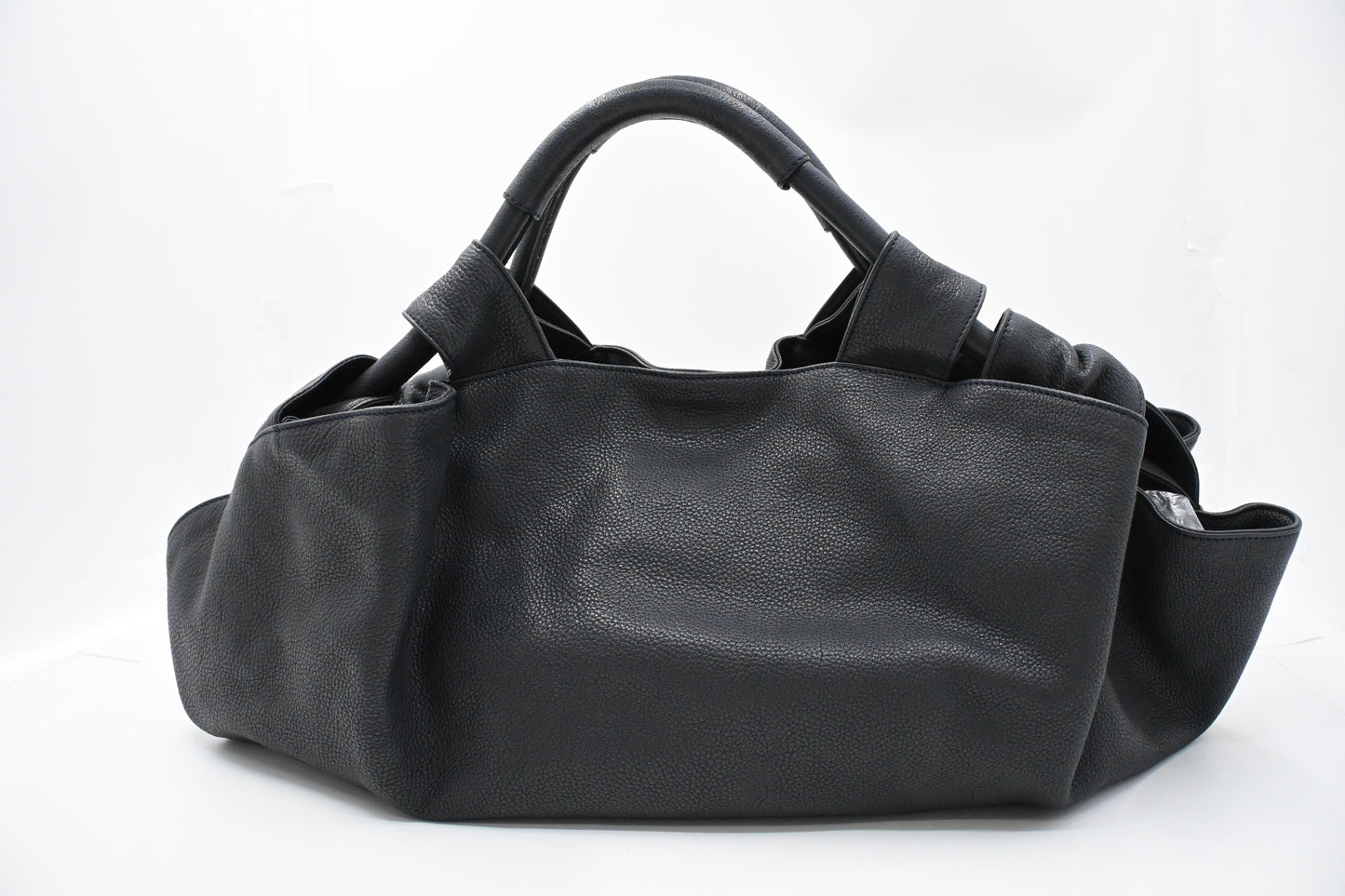 Loewe Nappa Aire Shoulder Bag in Grey Blue Leather