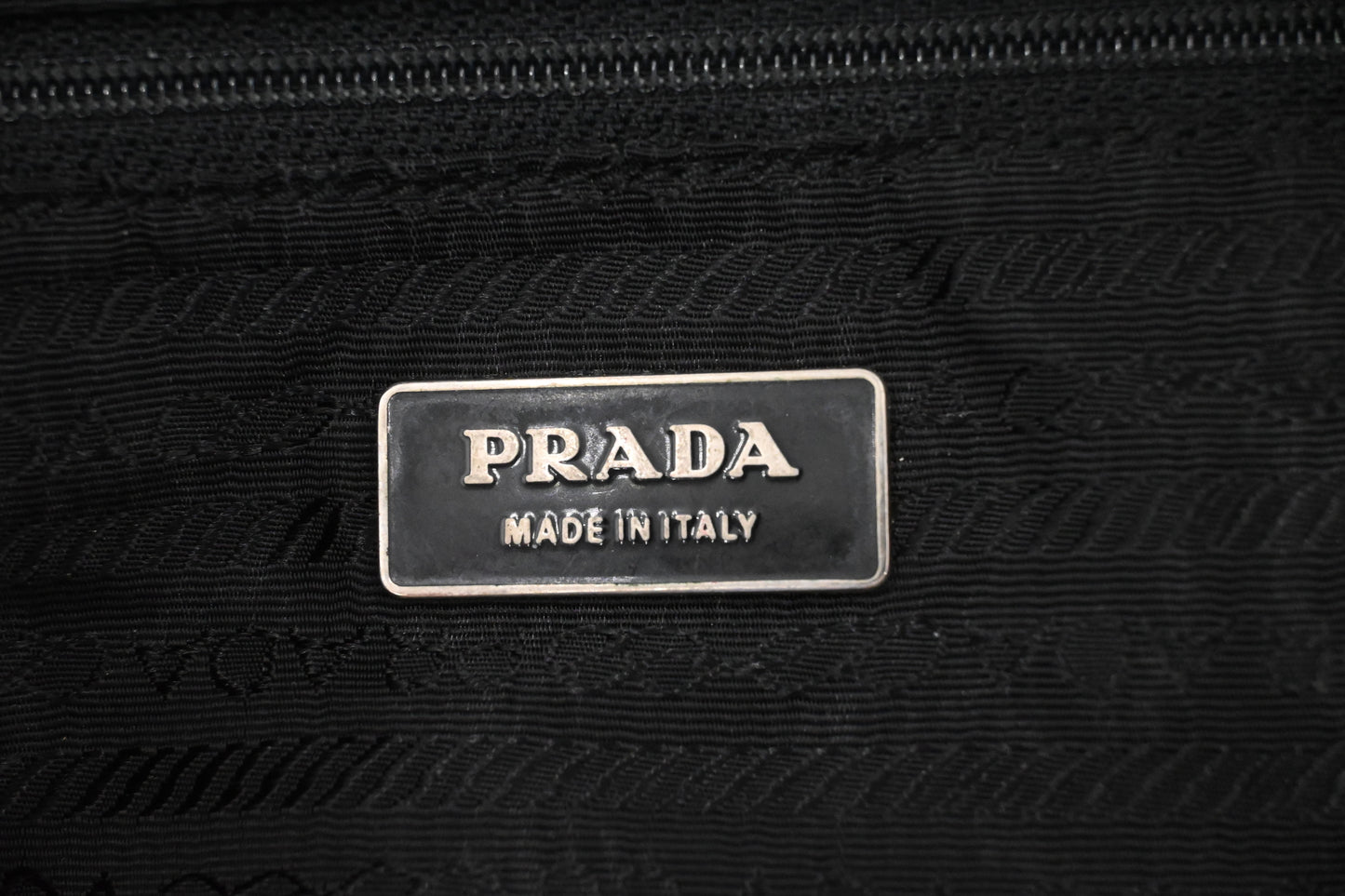 Prada Backpack in Black Nylon