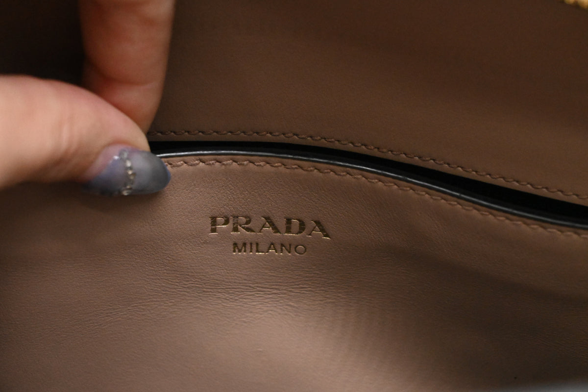 Prada 2way Bag in Light Pink Saffiano Leather