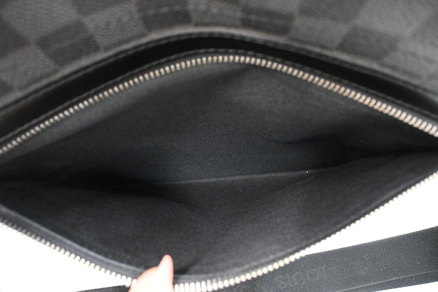 Louis Vuitton District GM in  Damier Graphite Canvas