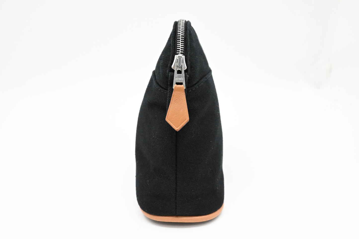 Hermes Bolide Pouch 20 in Black Canvas