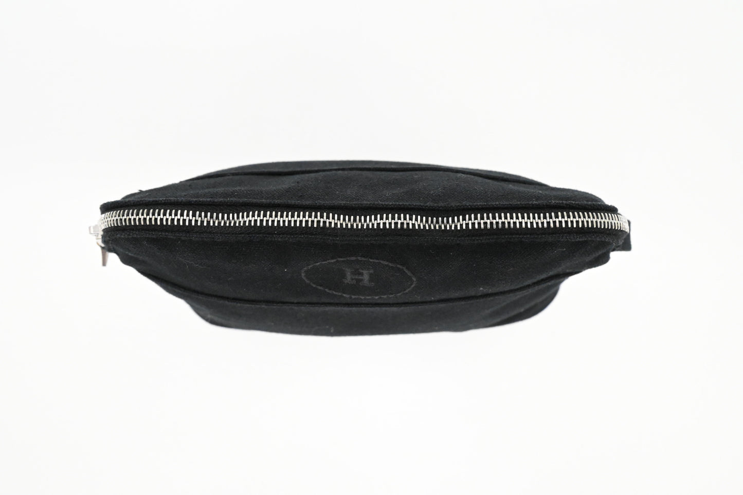 Hermes Bolide Pouch 20 in Black Canvas