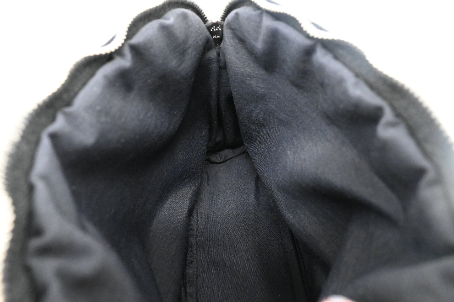 Hermes Bolide Pouch 20 in Black Canvas