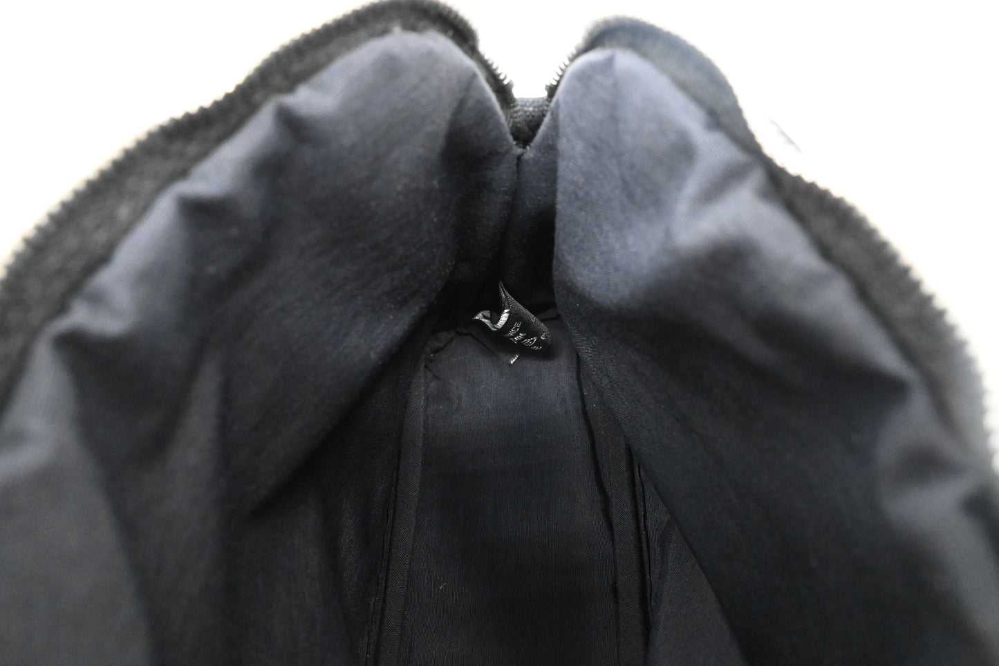 Hermes Bolide Pouch 20 in Black Canvas