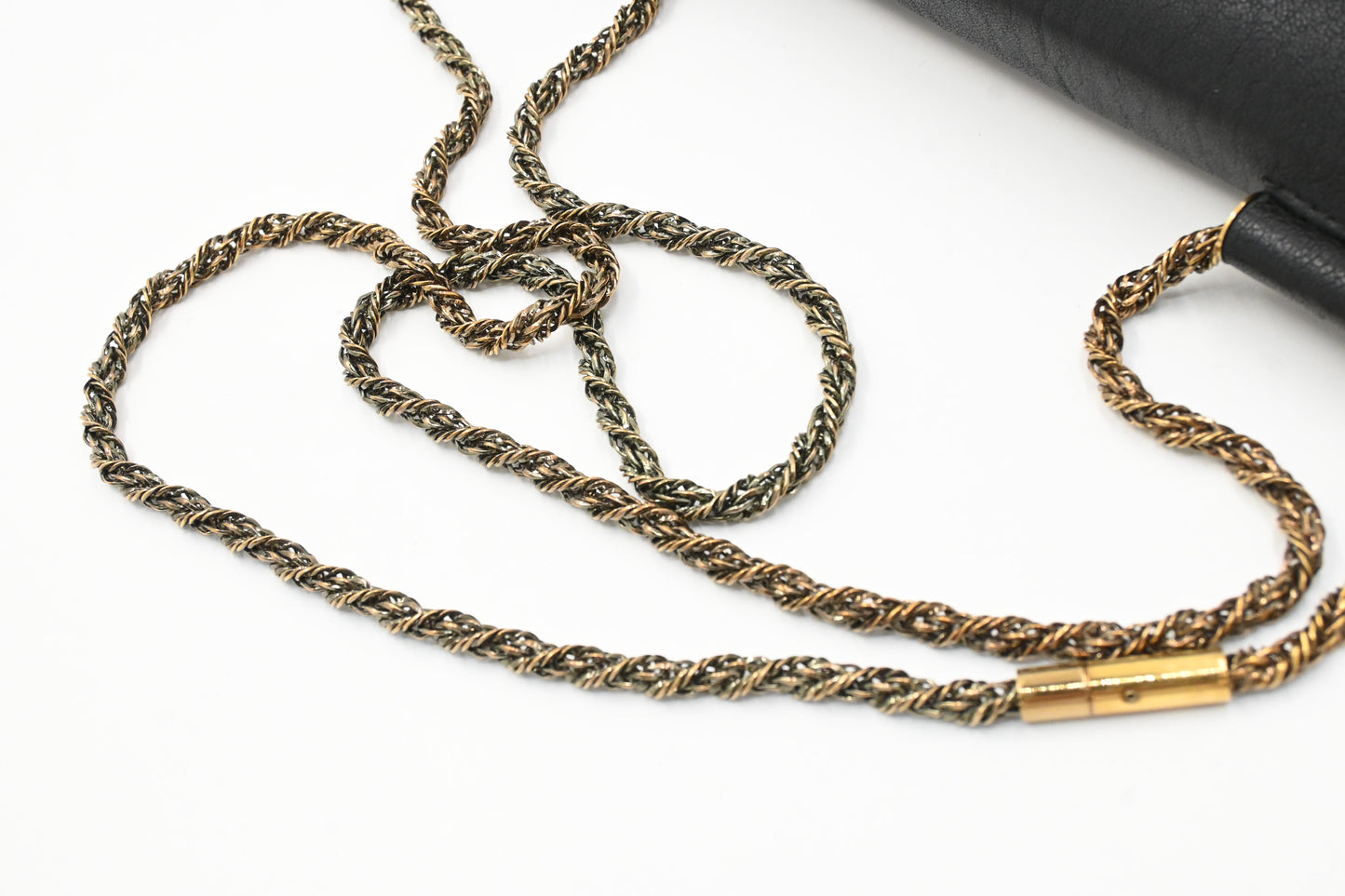 Chloe Elsie Shoulder Bag in Black Leather