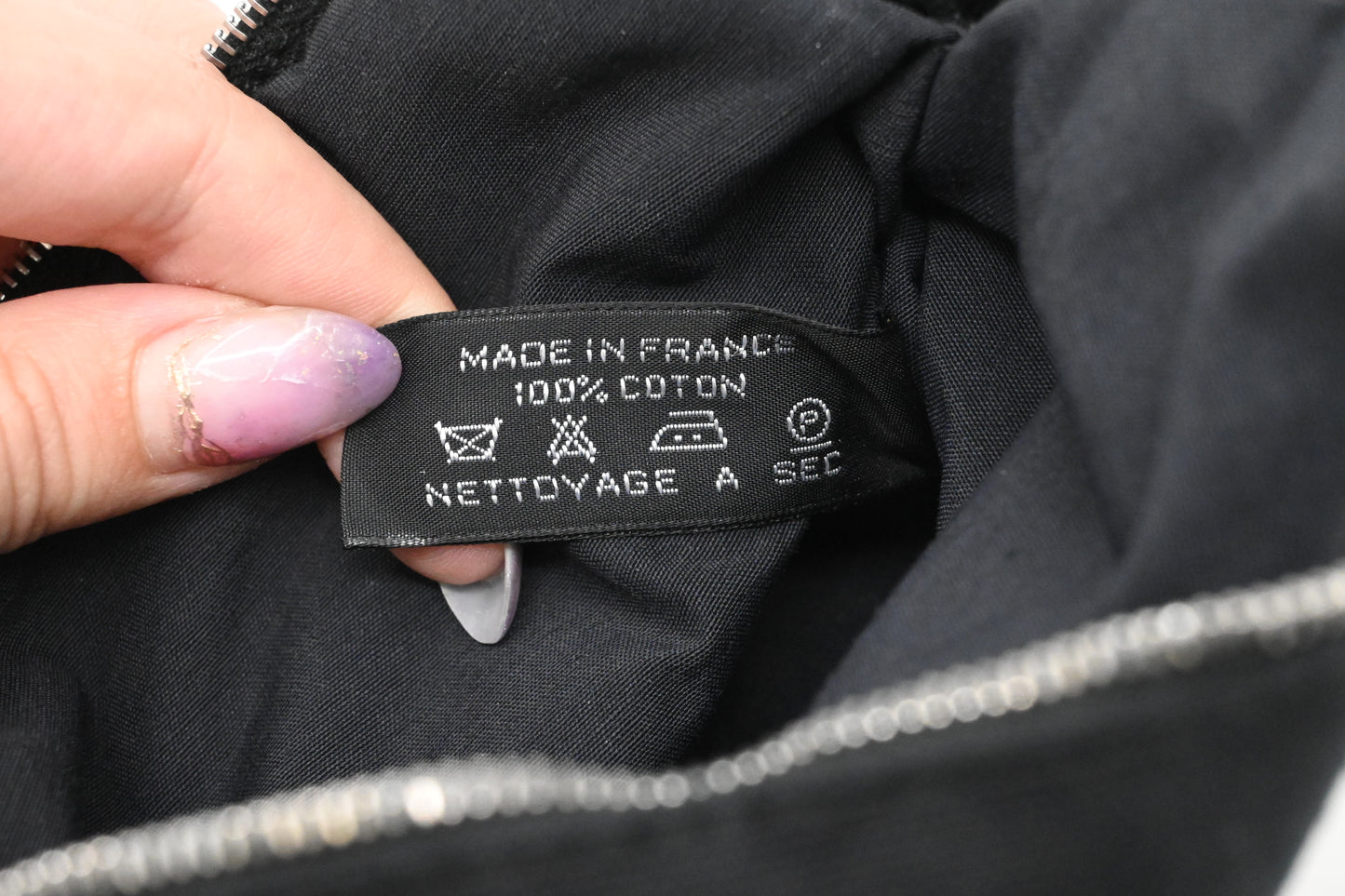 Hermes Bolide Pouch 20 in Black Canvas