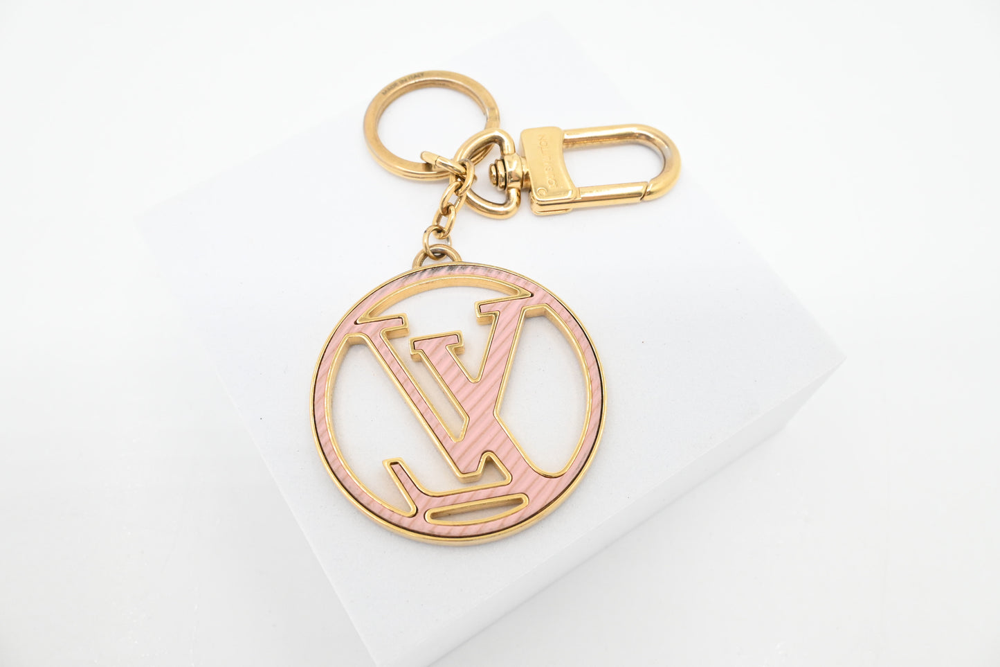 Louis Vuitton Red and Pink Circle Bag Charm