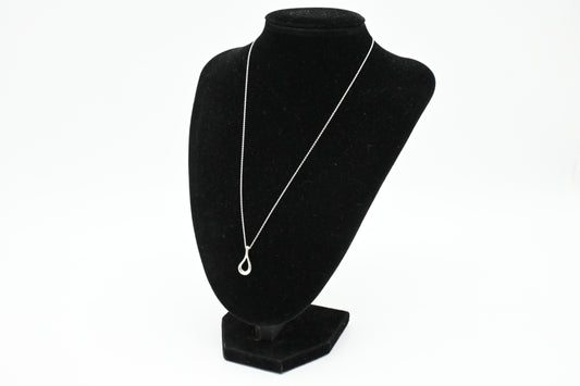 Tiffany & Co. Open Drop Necklace in Sterling Silver