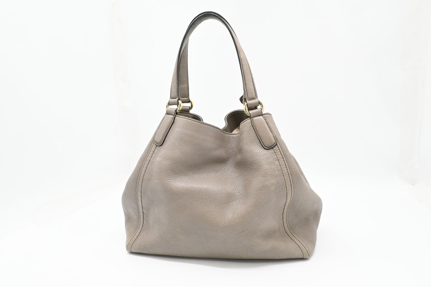 Gucci Soho Tote in Greige Leather