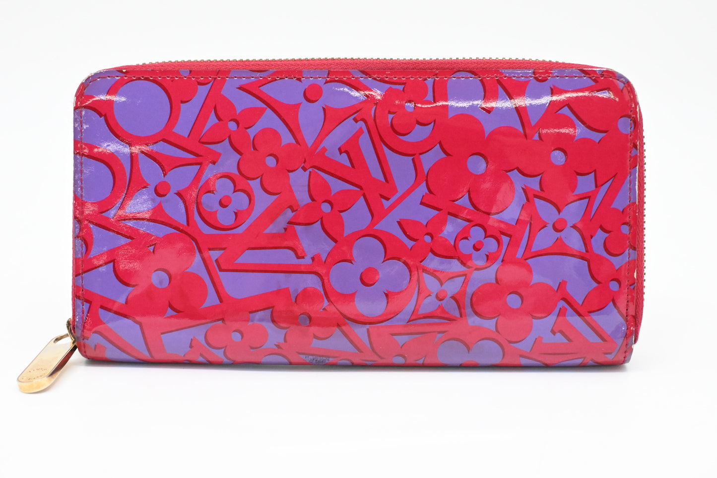 Louis Vuitton Zippy Wallet in Rose Indian Sweet Monogram Vernis Leather