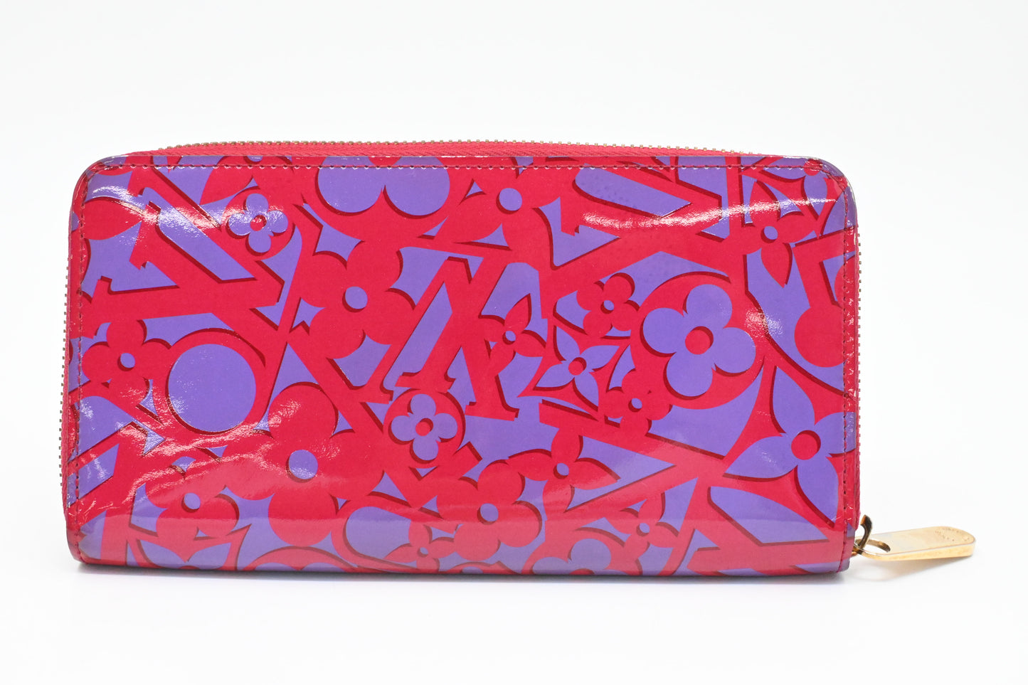 Louis Vuitton Zippy Wallet in Rose Indian Sweet Monogram Vernis Leather