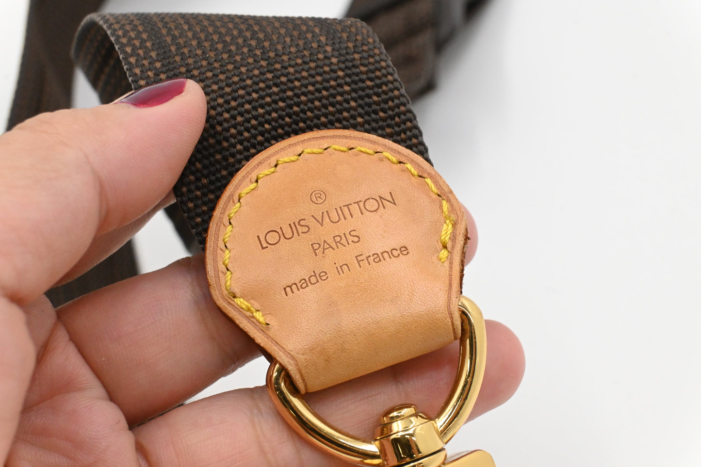 Louis Vuitton Brown Nylon Strap