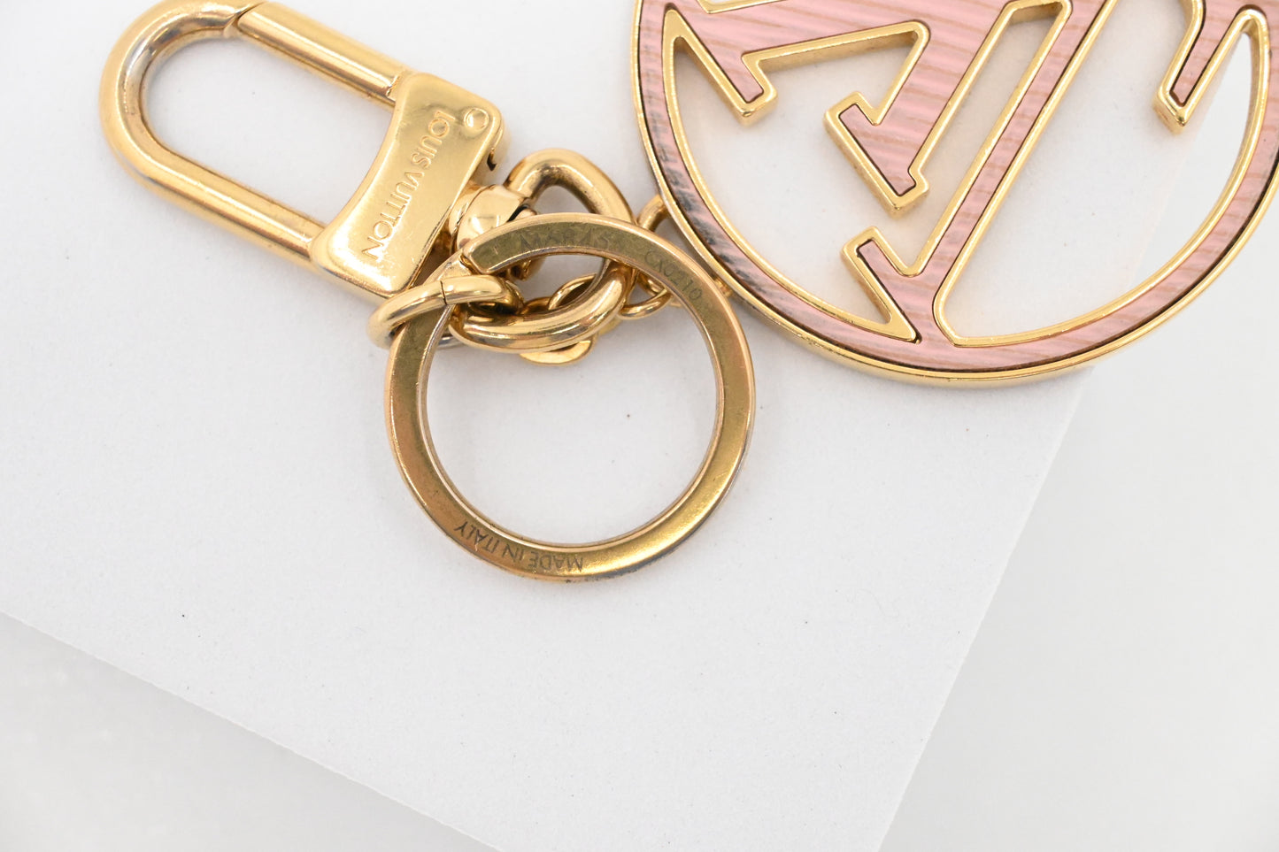 Louis Vuitton Red and Pink Circle Bag Charm