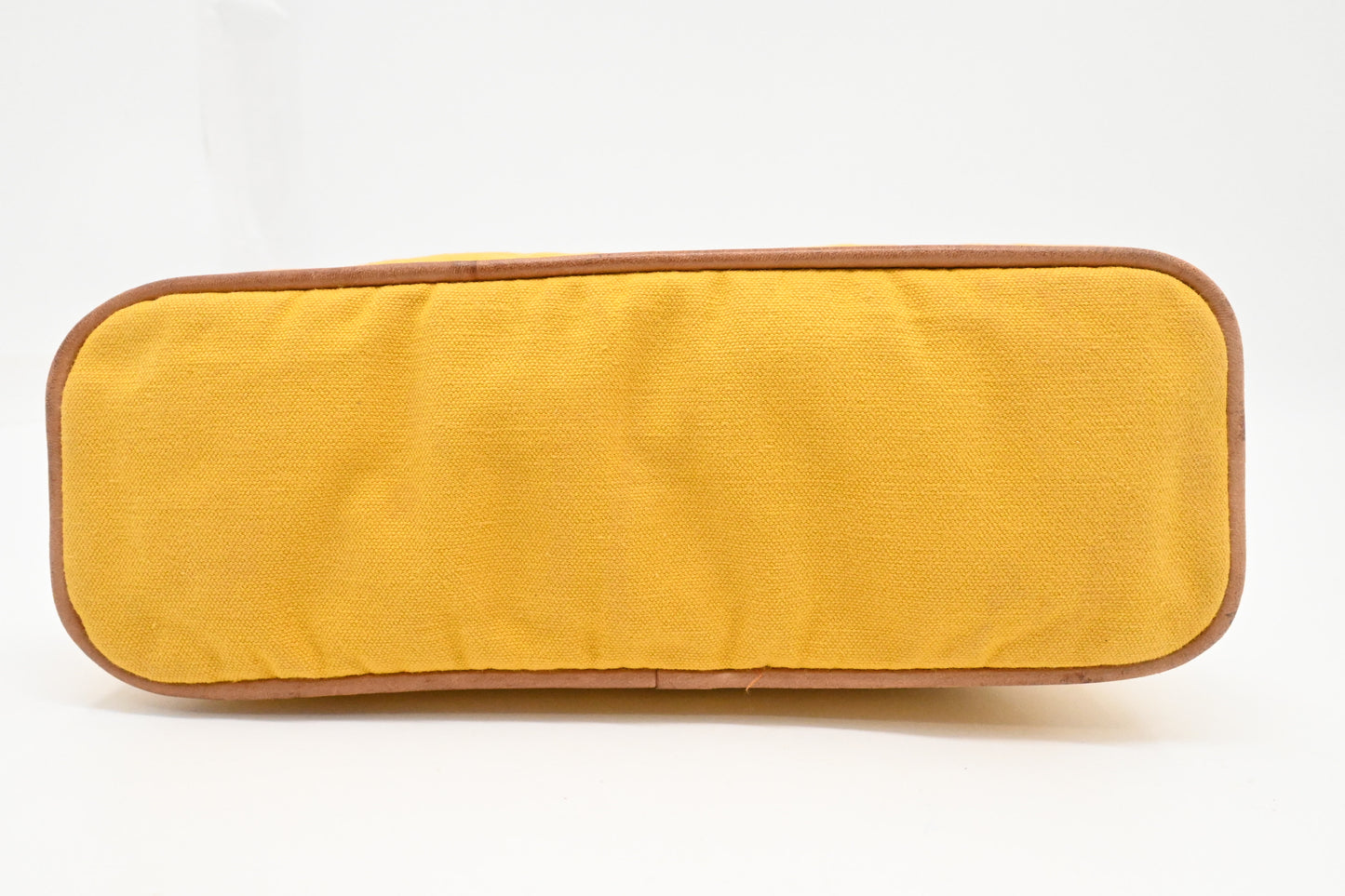 Hermes Bolide Pouch 25 in Yellow Canvas