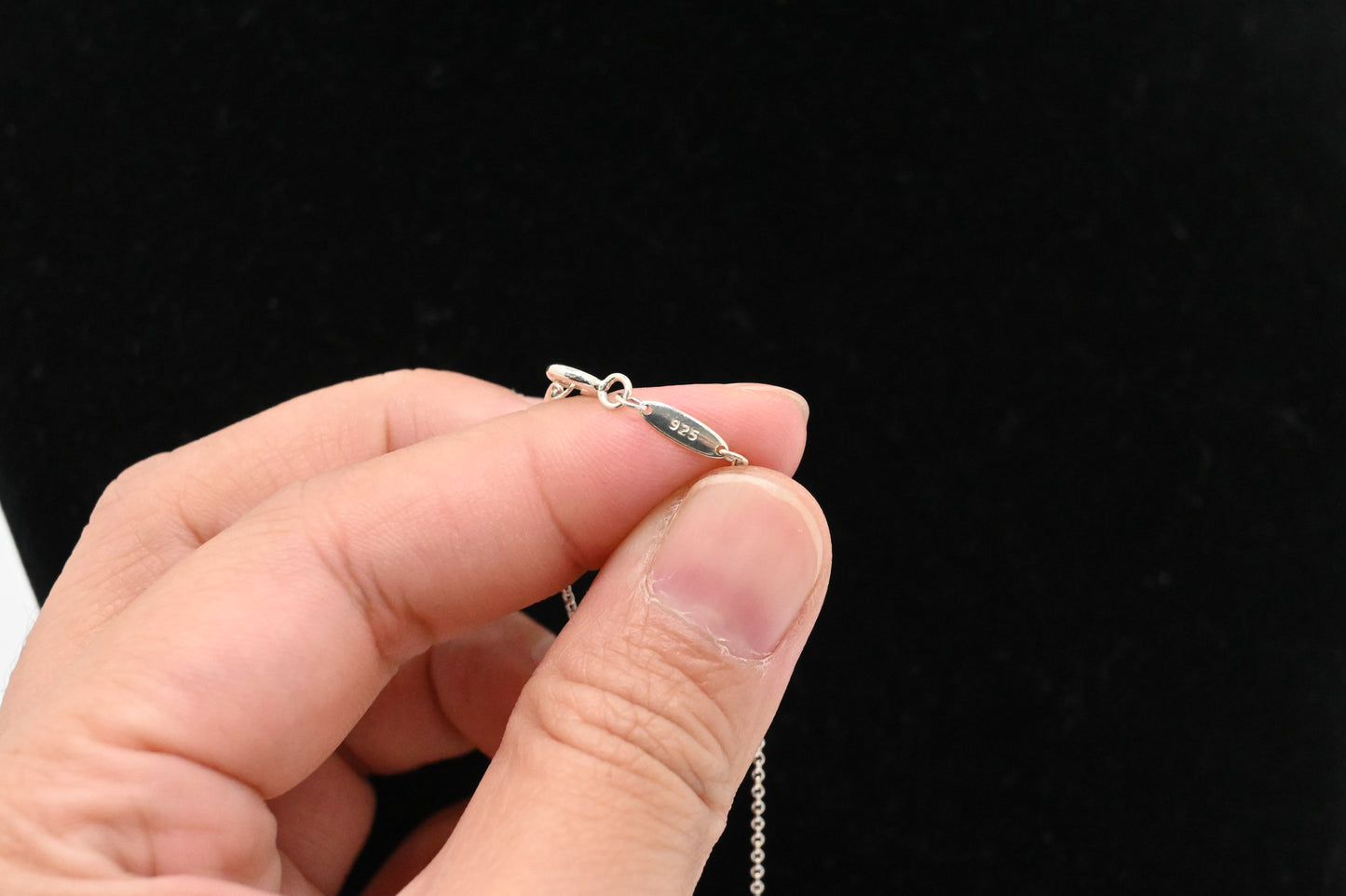 Tiffany & Co. Open Drop Necklace in Sterling Silver
