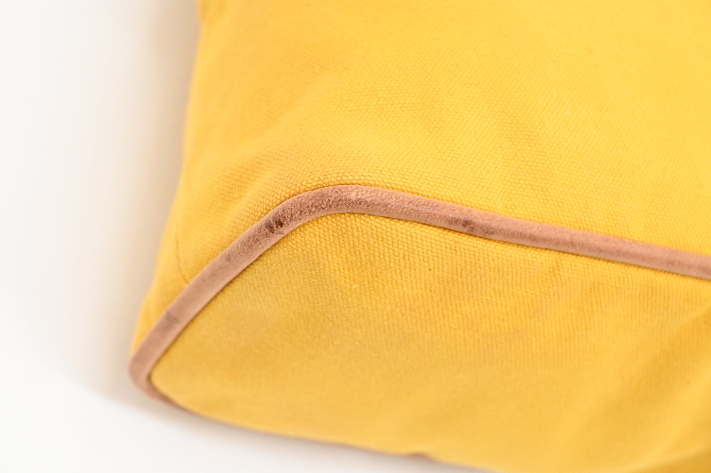 Hermes Bolide Pouch 25 in Yellow Canvas