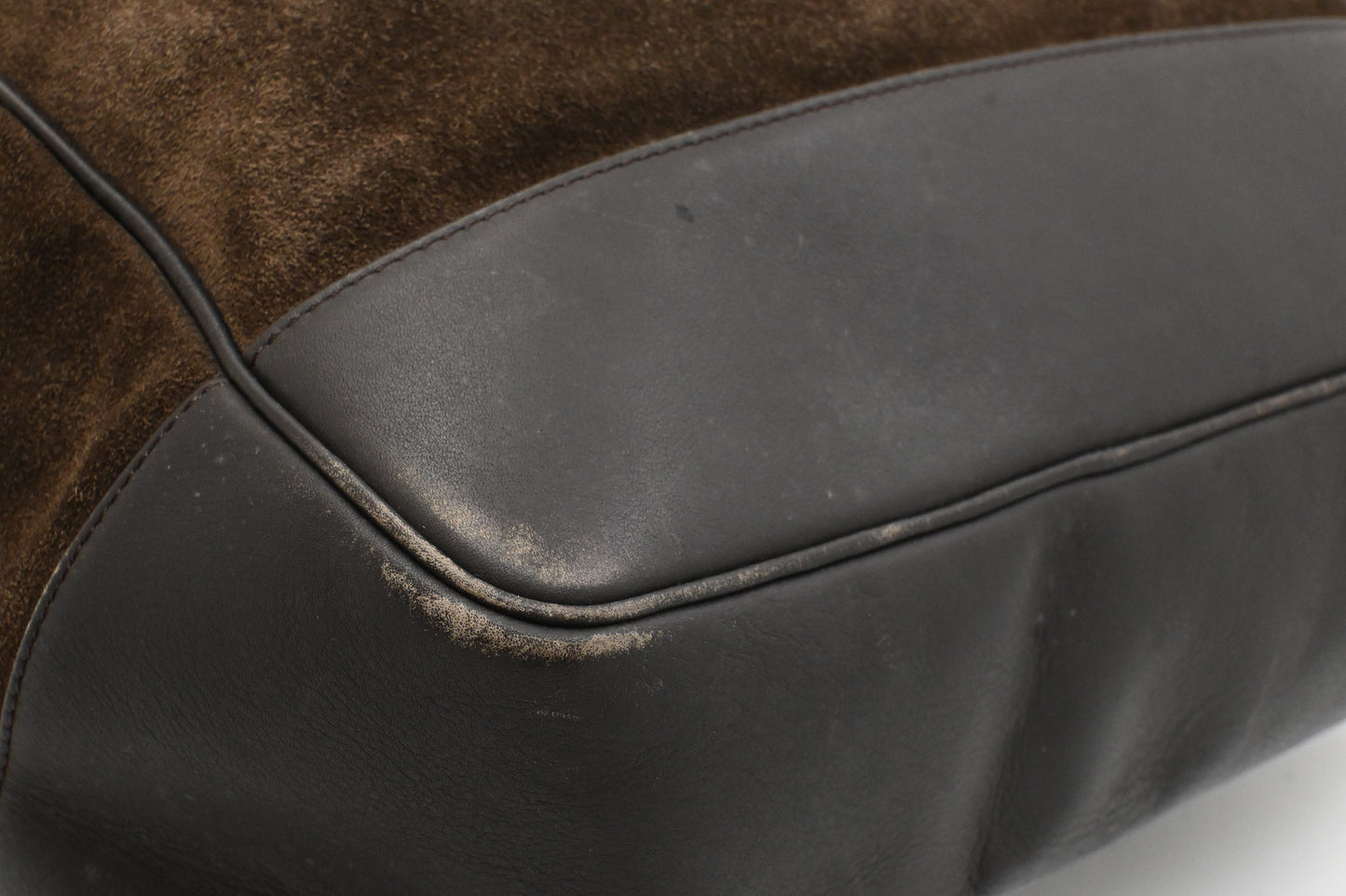 Loewe Tote Bag in Brown Suede Leather