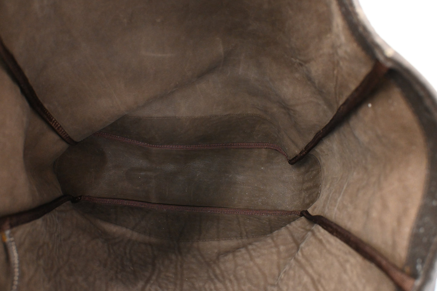 Loewe Tote Bag in Brown Suede Leather