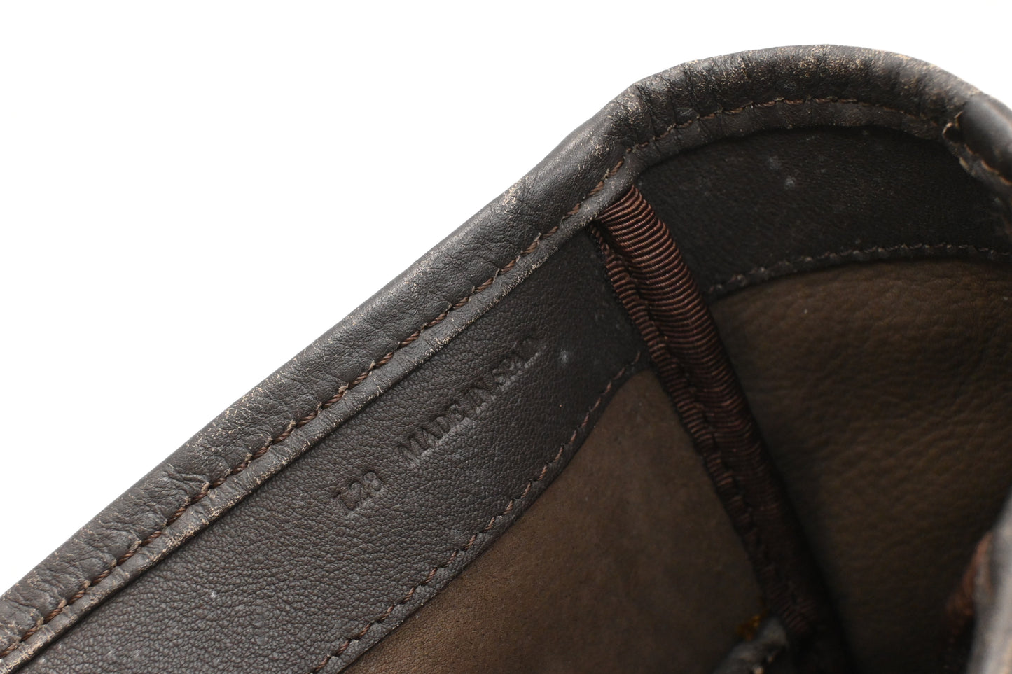 Loewe Tote Bag in Brown Suede Leather