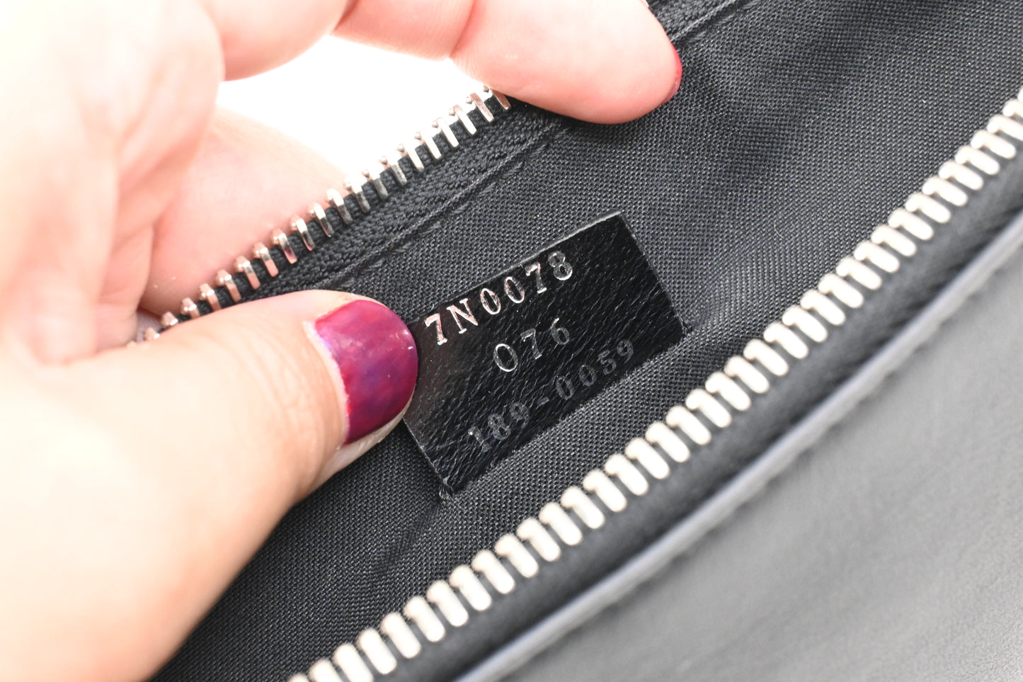 Fendi Monster Clutch in Black Leather