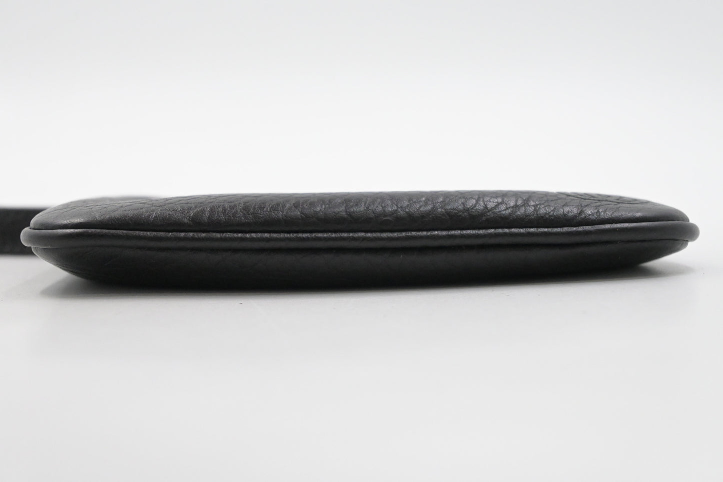 Gucci Coin Case in Dollar Calfskin Black Leather