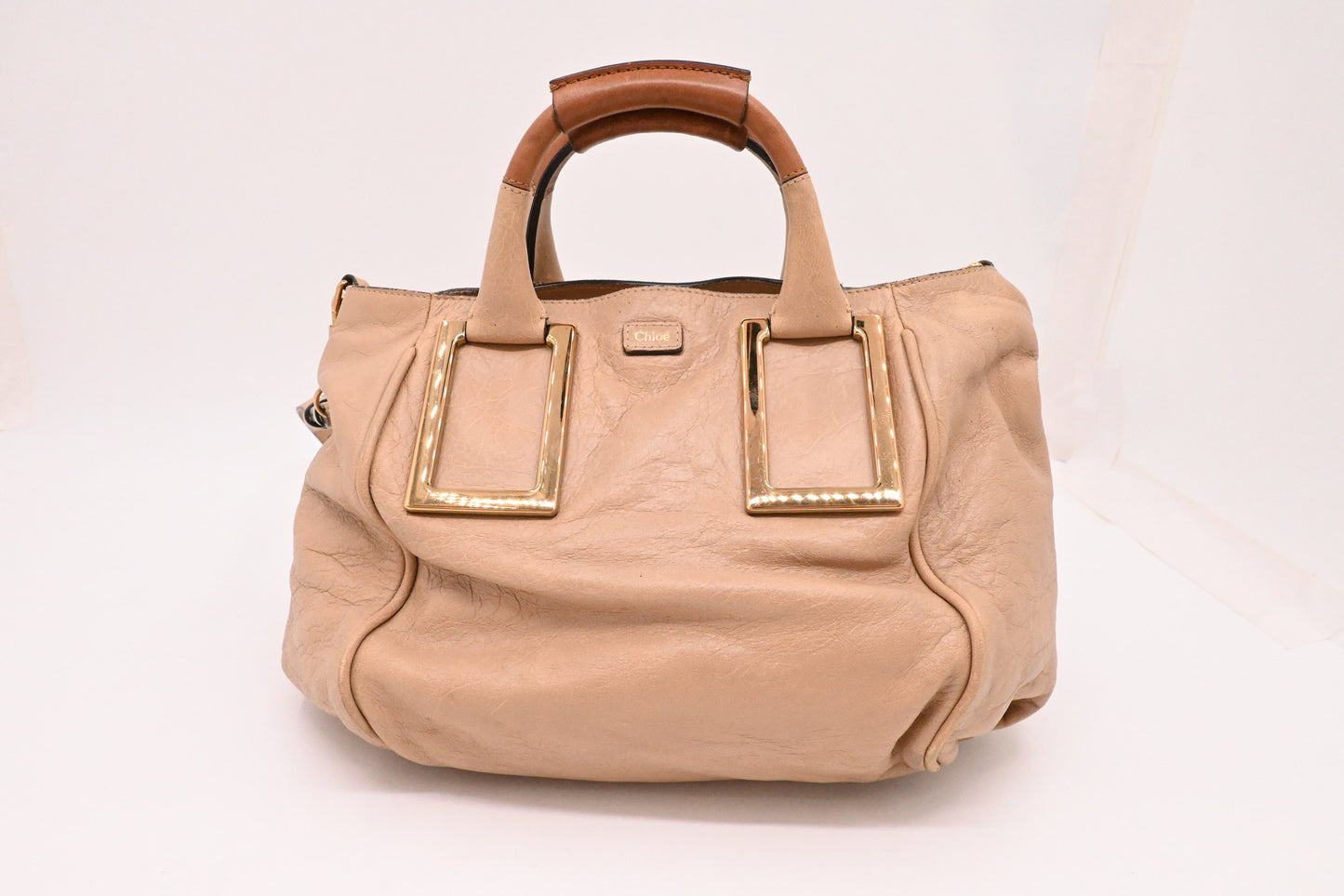 Chloe Ethel in Beige Leather