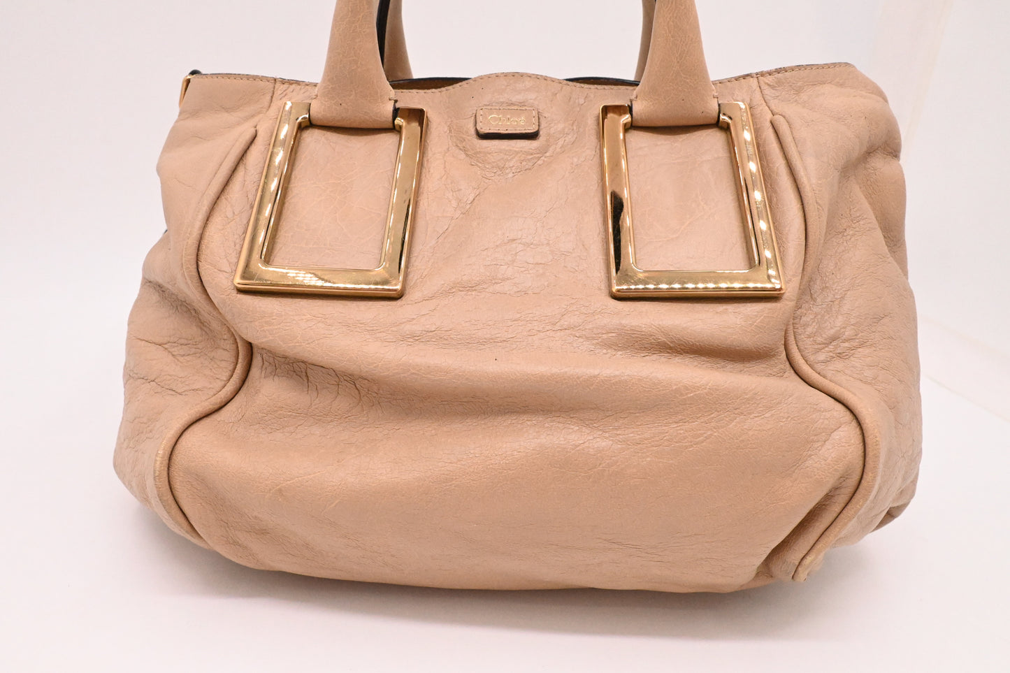 Chloe Ethel in Beige Leather
