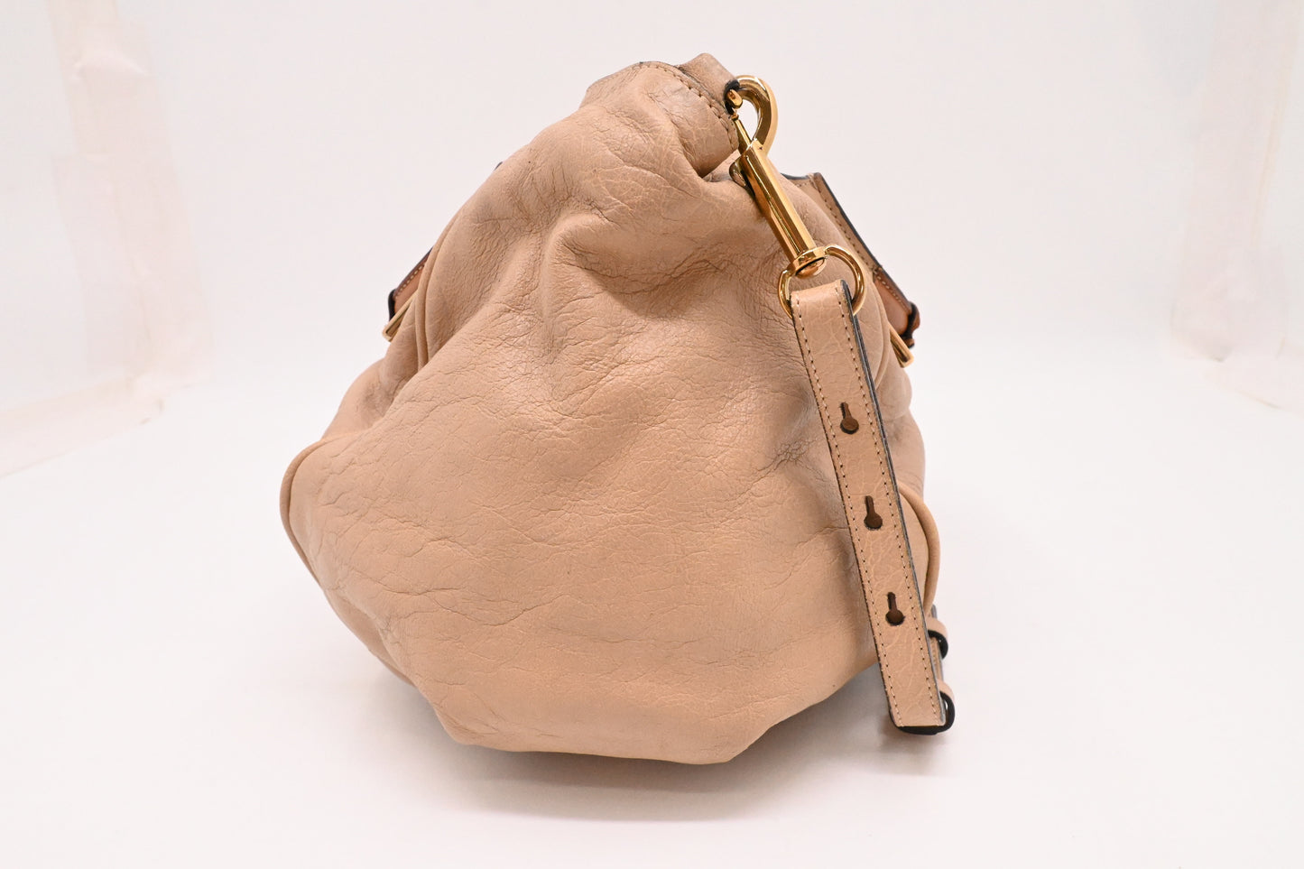 Chloe Ethel in Beige Leather