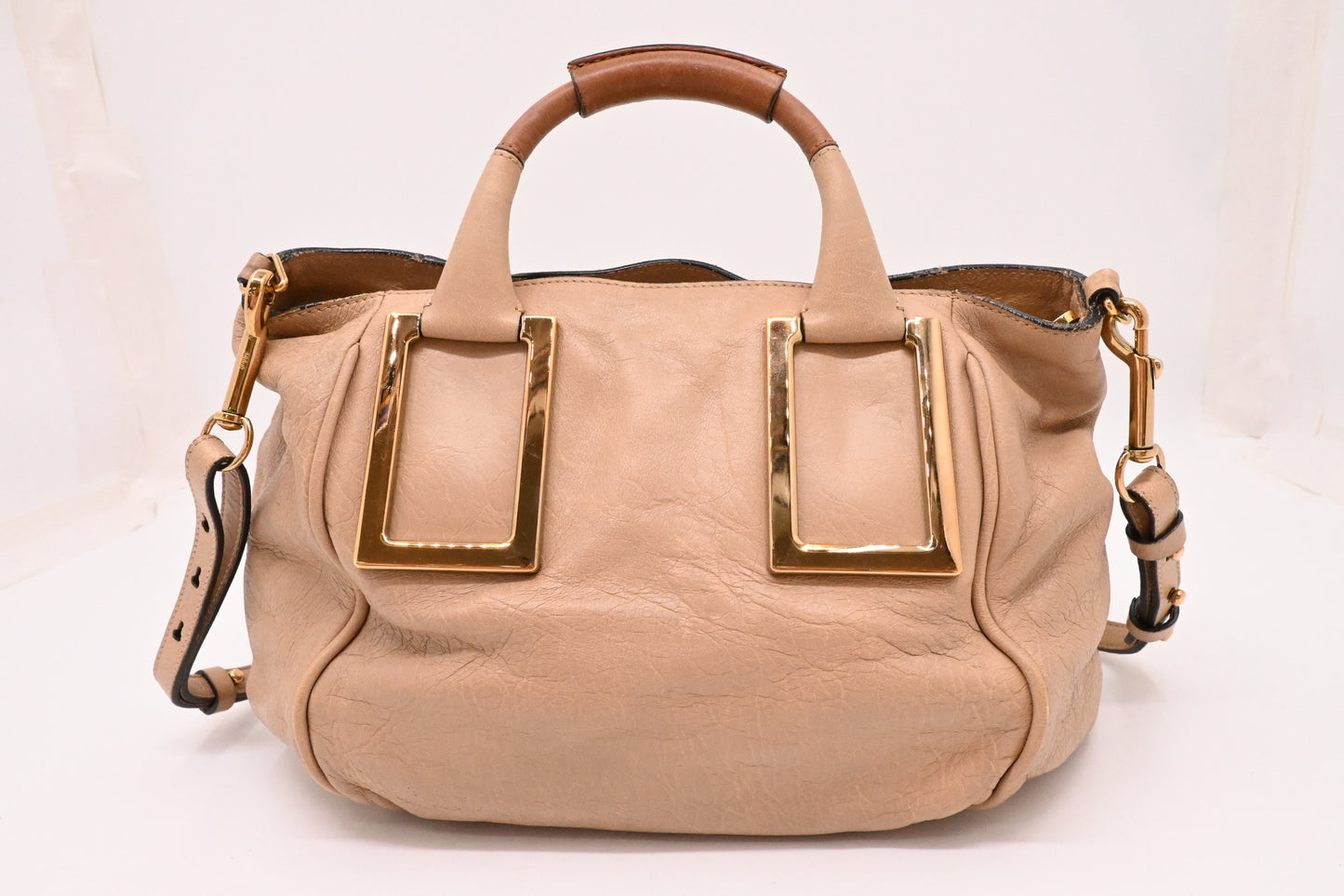 Chloe Ethel in Beige Leather