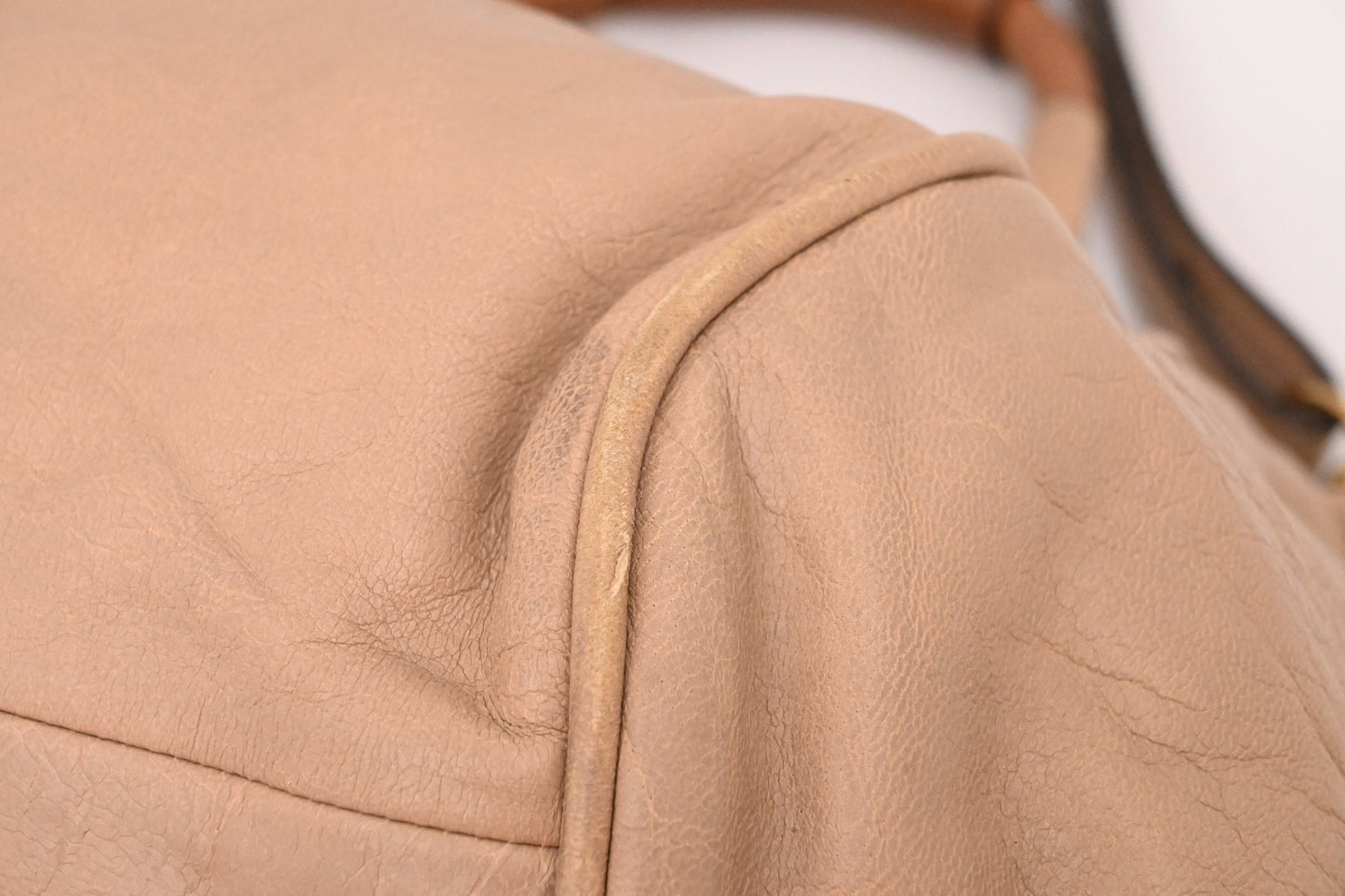 Chloe Ethel in Beige Leather