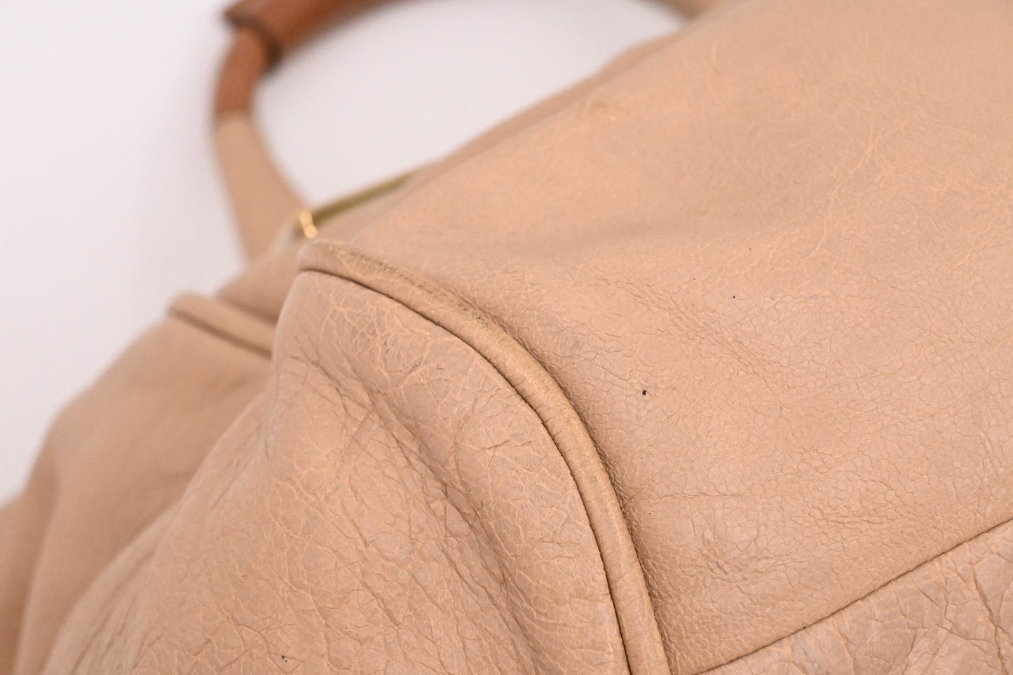 Chloe Ethel in Beige Leather